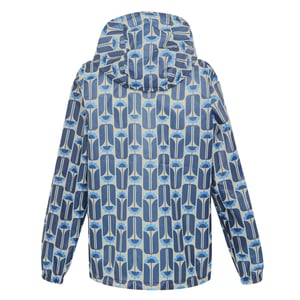 Regatta Womens/Ladies Orla Kiely Tall Flowers Packaway Waterproof Jacket (Navy)