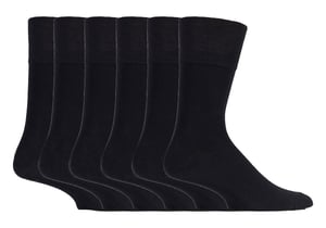 Sock Shop Gentle Grip - 6 Pairs Mens Non Elastic Bamboo Socks - SOMRM01