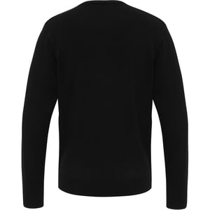 Premier Mens Essential Acrylic V-Neck Sweater (Black)