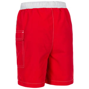 Trespass Badshorts Depths för barn/ungdomar (Röd)