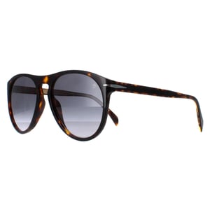 David Beckham DB1008/S 086 9O donker tortoise grijs gradiÃ«nt zonnebril