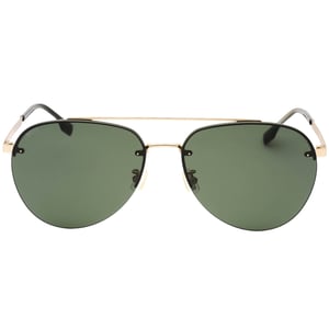 Hugo Boss groene len mat gouden zonnebril