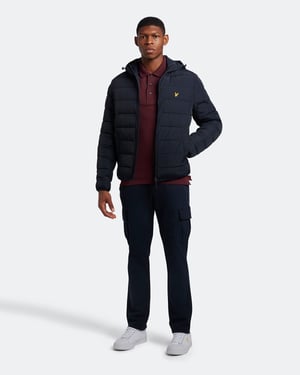 Lyle & Scott Gewoon poloshirt in Bourgondië