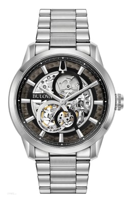 Bulova Sutton Automatic Men's Silver Watch 96A208