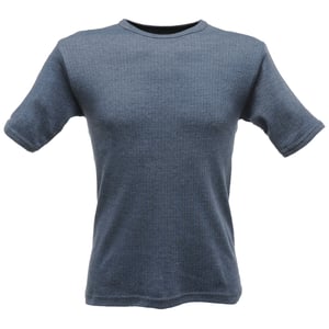 Regatta Mens Thermal Underwear Short Sleeve Vest / T-Shirt (Denim Blue)