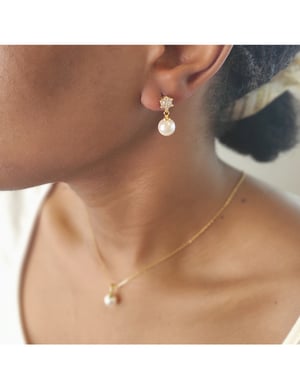 Pauline Volle Maan Parelset - Kristal
