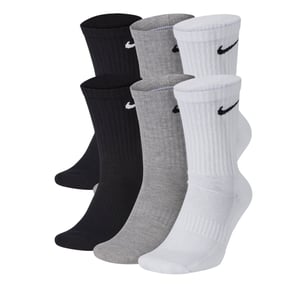 Nike Unisex Everyday Cushion Crew Training Socks (6 Pairs)