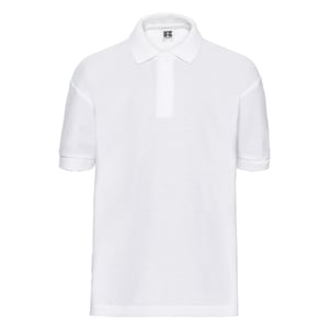 Russell Poloshirt van katoen voor kinderen (Wit)