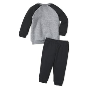 PUMA Baby Unisex Minicats Essentials Raglan Jogger Set