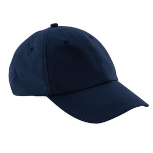 Beechfield Unisex Outdoor Waterdichte 6 Panel Baseball Cap (Pakket van 2) (Marineblauw)