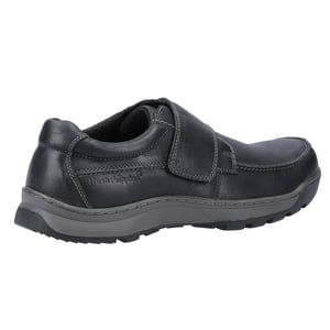 Hush Puppies Mens Casper Leather Shoes (Black)