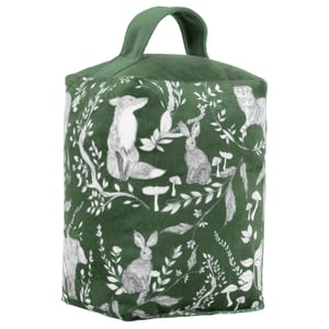 furn. Buckthorn Woodland Velvet Door Stop