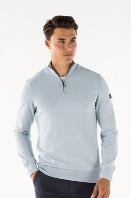 PRESLY & SUN Lewis zip knitted pullover