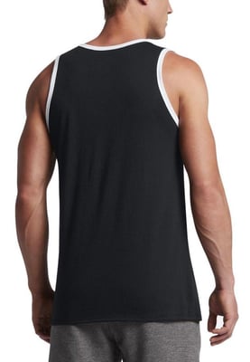 Nike Herenvest met groot Swoosh Ace-logo in zwart