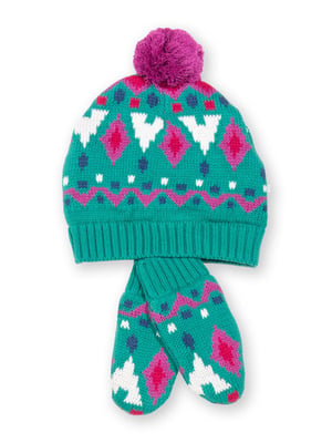 Kite Clothing Jurassic Hat And Mitts Jade