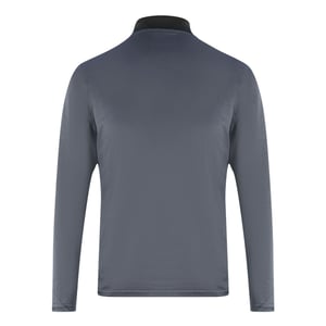 Lyle & Scott Golf Venteech Long Sleeve Dark Grey Polo Shirt