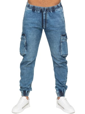 Enzo | Heren Cargo Jogger Jeans