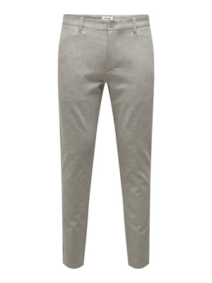 Only & Sons Onsmark slim check 020919 pant noos zand dessin