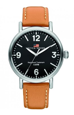 River Woods Delaware herenhorloge Bruin RW420038