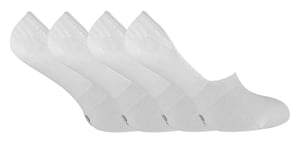 4 Pairs Bamboo Low Cut Liner Socks for Men & Women with Non Slip Grip