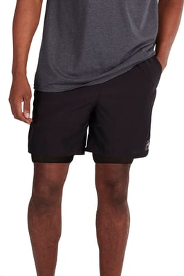 Big & Tall Performance 2 in 1 Short - Black