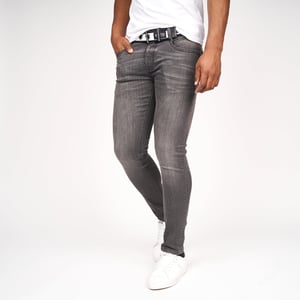 Crosshatch Heren Barbeck Slim Jeans (Grijs wasgoed)
