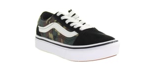 Vans ComfyCush Old Skool Zwart Kinder Plimsolls