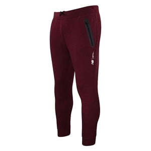 New Balance Logotyp Bourgogne Herr Fortitech Fleece Stretch Träningsbyxor MP11143 GTH