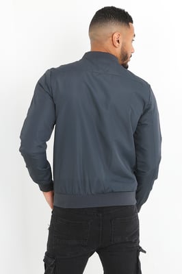 Charcoal 'Sanjay' Bomber Jacket