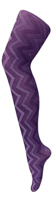 Sock Snob - Färgade 80 denier ogenomskinliga mode-strumpbyxor för damer - Weave