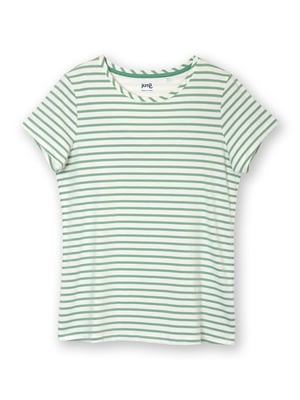 Kite Clothing Tarrant Jersey Top Sage Stripe