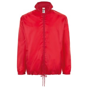 SOLS Unisex Shift Showerproof Windbreaker Jasje (Rood)