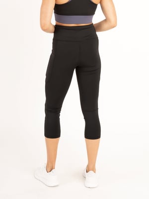 Luke 1977 Womens Resistance Gym Leggings in Black