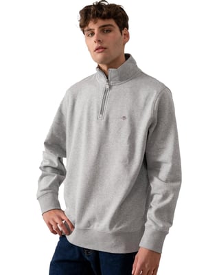 Gant | Mens Shield Sweatshirt med halv dragkedja
