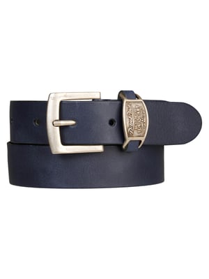 Petrol Industries - Heren Leren Riem - Blauw