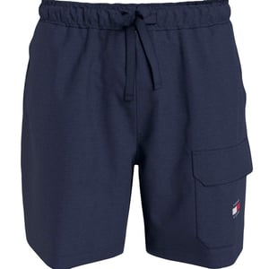 Korta Tommy Jeans herrtröjor med flagglogotyp