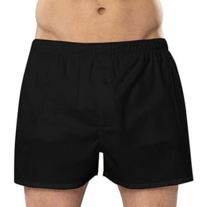 Asquith & Fox Mens Classic Elasticated Boxers/Underwear (Black)