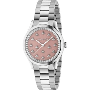 Gucci YA1265033 G-Timeless Pink Dial Ladies Watch