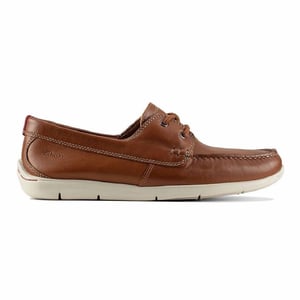 Clarks Karlock Step Bruna båtskor för herrar