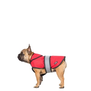Trespass Duke Väderbeständig hundjacka med löstagbar innerfleece (Röd)