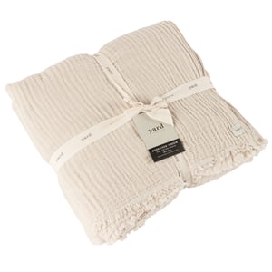 Yard Lark Crinkle Cotton Fringed Throw