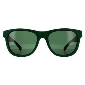 Lacoste Square Mens Matte Green Grey Sunglasses