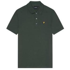 Diepgroen poloshirt met Lyle & Scott-logo op de borst