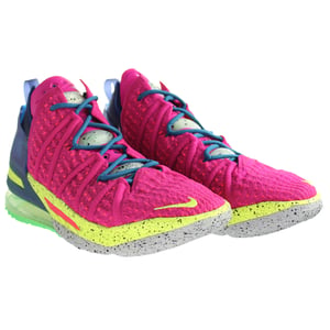 Nike Lebron XVIII "Los Angeles By Night" Mens Pink Trainers