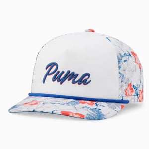 Puma P 110 Flexfit Verstelbaar Wit/Blauw Heren Golfpet 023807 01
