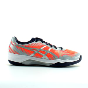 Asics Volley Elite Womens Orange/Grey Trainers