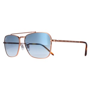 Ray-Ban Vierkant Unisex Roségoud Blauw Gradiënt RB3636 New Caravan