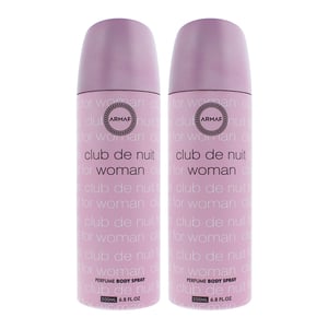 Armaf Club De Nuit Women Body Spray 200ml x 2