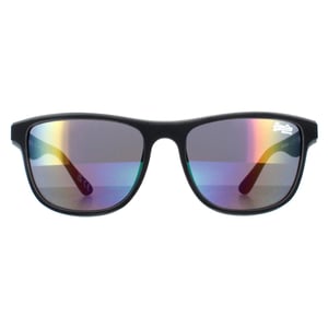 Superdry Square Mens Matte Black Grey Purple Flash Mirror Rockstep