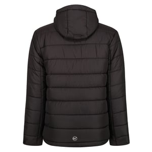Regatta Mens Navigate Thermal Padded Jacket (Black/Seal Grey)